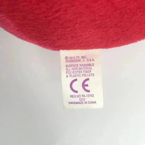 DISNEY MICKEY MOUSE PLUSH 5" TY BEANIE BABIES BALLZ STUFFED ANIMAL TOY - Picture 6 of 8